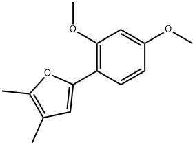 5-(2,4-Dimethoxyphenyl)-2,3-dimethylfuran Structure