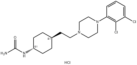 N-DidesMethyl Cariprazine 구조식 이미지