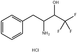 3-Amino-1,1,1-trifluoro-4-phenylbutan-2-ol hydrochloride Structure