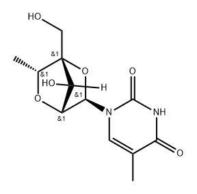 cEt-BNA-Thymidine Structure