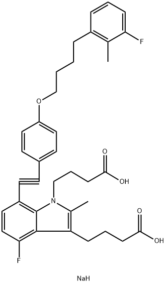 Gemilukast disodium salt Structure