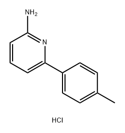 2-Pyridinamine, 6-(4-methylphenyl)-, hydrochloride (1:1) Structure