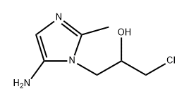 1-(5-amino-2-methylimidazol-1-yl)-3-chloropropan-2-ol Structure