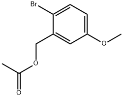 2-bromo-5-methoxybenzyl acetate Structure