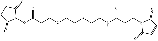 알파-말레미도프로피오닐-o메가-숙시니미딜-24(에틸렌글리콜) 구조식 이미지