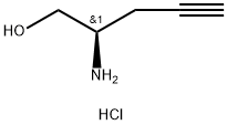 (R)-propargylglycinol hydrochloride Structure