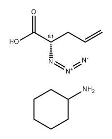 L-azidoallylglycine CHA salt Structure