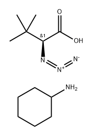 L-azido-tert-leucine CHA salt 구조식 이미지