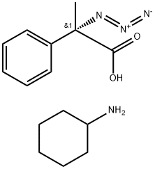 (S)-azido-α-methyl-phenylglycine CHA salt Structure