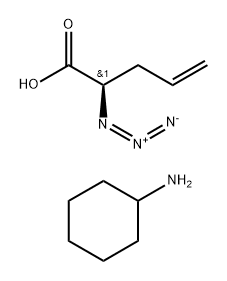 D-azidoallylglycine CHA salt Structure