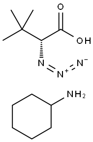 D-azido-tert-leucine CHA salt Structure