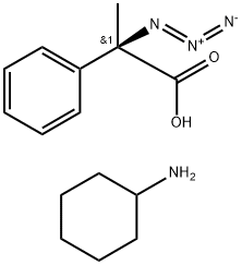 (R)-azido-α-methylphenylglycine CHA salt Structure