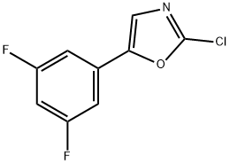 2-Chloro-5-(3,5-difluorophenyl)-1,3-oxazole Structure