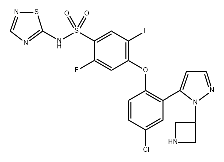 NaV1.7 Blocker-801 Structure