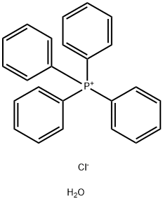 Tetraphenylphosphonium chloride hydrate 구조식 이미지