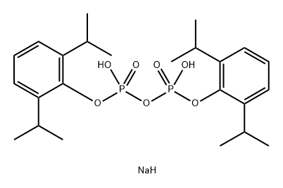 sodium 2,6-diisopropylphenyl   phosphoric Anhydride Structure