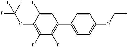 4'-Ethoxy-2,3,5-trifluoro-4-(trifluoromethoxy)-1,1'-biphenyl Structure