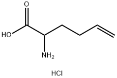 2-Aminohex-5-enoic acid hydrochloride Structure