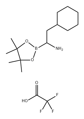 2-cyclohexyl-1-(4,4,5,5-tetramethyl-1,3,2-dioxaborolan-2-yl)ethanamine Structure