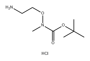 tert-butyl (2-aminoethoxy)(methyl)carbamate hydrochloride Structure