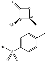 (3R,4S)-3-Amino-4-methyloxetan-2-one 4-methylbenzenesulfonate Structure