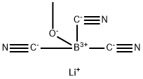 Borate(1-), tris(cyano-κC)methoxy-, lithium (1:1), (T-4)- Structure