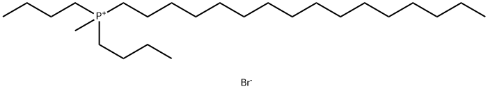 Phosphonium, dibutylhexadecylmethyl-, bromide (1:1) Structure