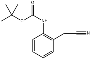 tert-Butyl (2-(cyanomethyl)phenyl)carbamate Structure