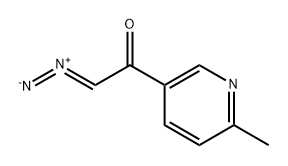 Ethanone, 2-diazo-1-(6-methyl-3-pyridinyl)- 구조식 이미지