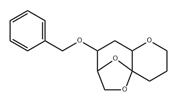 6H-4a,7-Epoxy-2H-pyrano3,2-boxepin, hexahydro-8-(phenylmethoxy)-, 4aR-(4a.alpha.,7.alpha.,8.alpha.,9a.beta.)- Structure