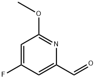 4-Fluoro-6-methoxy-pyridine-2-carbaldehyde Structure