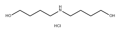 1-Butanol, 4,4'-iminobis-, hydrochloride (1:1) Structure