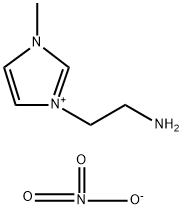 1-aminoethyl-7-methylimidazolium nitrate Structure