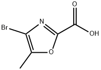 4-Bromo-5-methyl-oxazole-2-carboxylic acid Structure