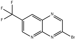 3-bromo-7-(trifluoromethyl)pyrido[2,3-b]pyrazine Structure