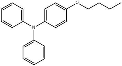 4-Butoxy-N,N-diphenylbenzenamine Structure