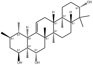 12-Ursene-3,16,22-triol 구조식 이미지