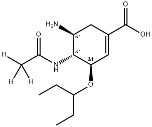 Oseltamivir-13C2-d3 Structure