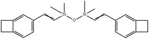Disiloxane, 1,3-bis(2-bicyclo4.2.0octa-1,3,5-trien-3-ylethenyl)-1,1,3,3-tetramethyl-, homopolymer Structure