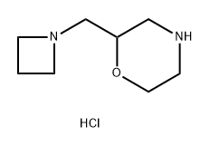 Morpholine, 2-(1-azetidinylmethyl)-,dihydrochloride 구조식 이미지