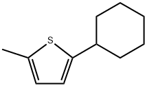 2-cyclohexyl-5-methylthiophene 구조식 이미지