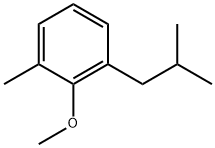 2-Methoxy-1-methyl-3-(2-methylpropyl)benzene Structure