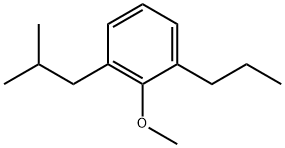 2-Methoxy-1-(2-methylpropyl)-3-propylbenzene Structure