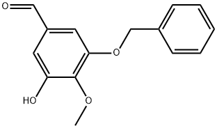 3-Hydroxy-4-methoxy-5-(phenylmethoxy)benzaldehyde Structure