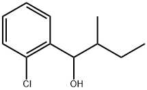 1-(2-chlorophenyl)-2-methylbutan-1-ol Structure