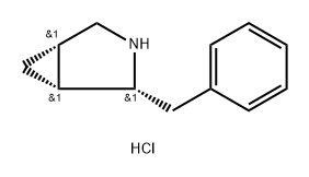 2-benzyl-3-azabicyclo[3.1.0]hexane hydrochloride 구조식 이미지