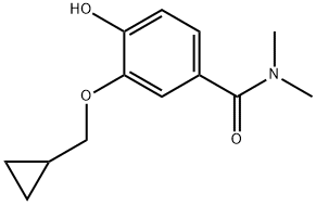 3-(Cyclopropylmethoxy)-4-hydroxy-N,N-dimethylbenzamide Structure