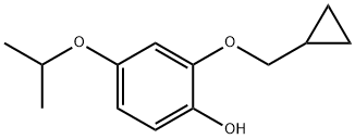 2-(cyclopropylmethoxy)-4-isopropoxyphenol Structure