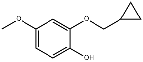 2-(cyclopropylmethoxy)-4-methoxyphenol Structure