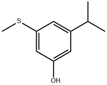 3-isopropyl-5-(methylthio)phenol Structure